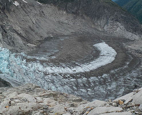 Geschichten Top of Berner Alpen Gletscher